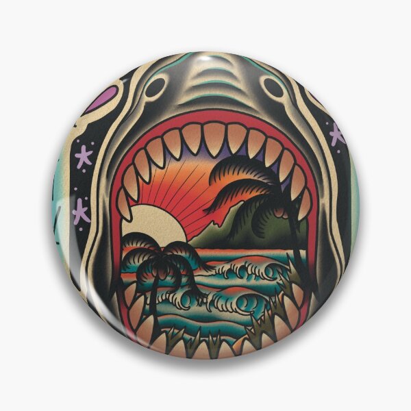 Item preview, Live Aloha Shark (Stars and Dots)  designed and sold by Aloha-Life-808.