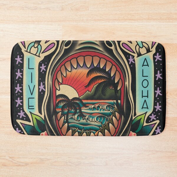 Item preview, Live Aloha Shark (Stars and Dots)  designed and sold by Aloha-Life-808.
