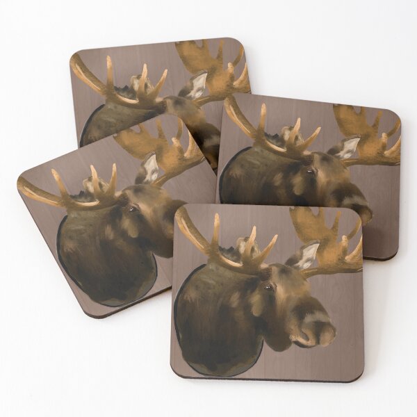 Item preview, A Friendly Moose designed and sold by ClodCakes.