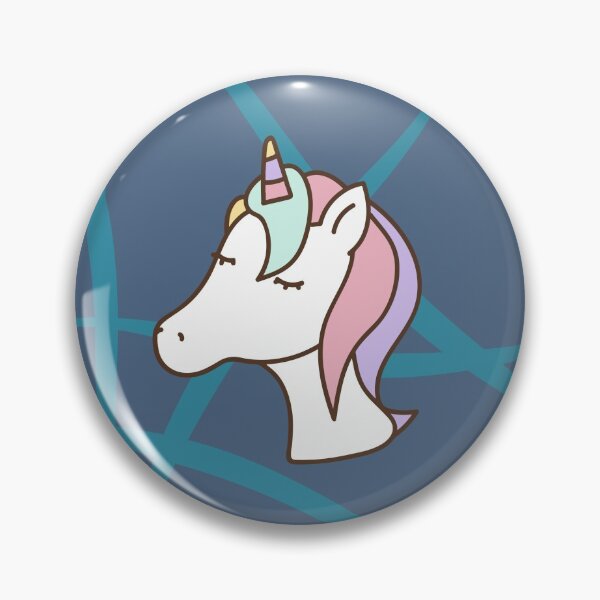 Item preview, Cute Unicorn- Blue Edition designed and sold by Megan-Alice.