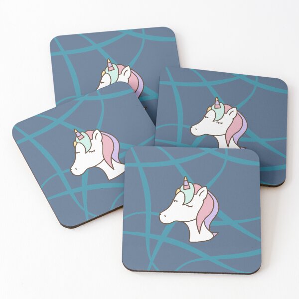 Item preview, Cute Unicorn- Blue Edition designed and sold by Megan-Alice.