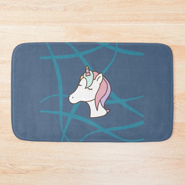 Item preview, Cute Unicorn- Blue Edition designed and sold by Megan-Alice.