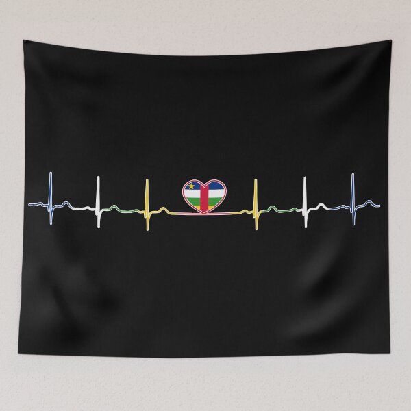 Item preview, Heartbeat Central African Republic designed and sold by Heartbeatsalad.