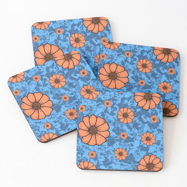 Item preview, Orange Flower Print designed and sold by fatimahsdesigns.
