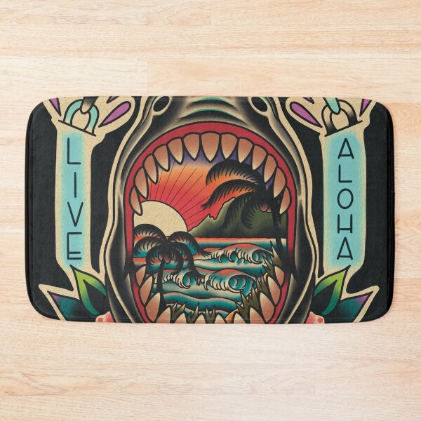 Item preview, Live Aloha Shark (No Stars and Dots)  designed and sold by Aloha-Life-808.