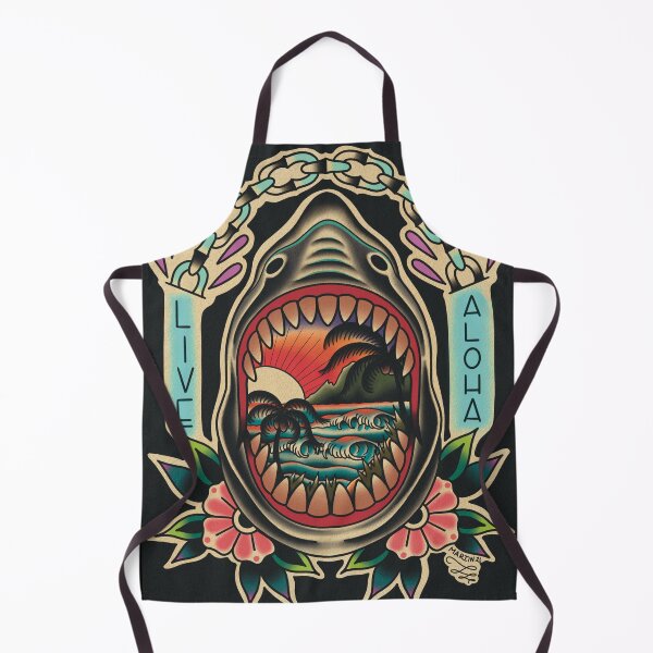 Item preview, Live Aloha Shark (No Stars and Dots) designed and sold by Aloha-Life-808.