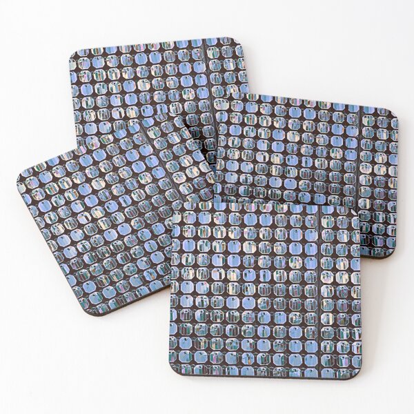 Item preview, Blue Mirrors Art Pattern designed and sold by TheSplitWindow.