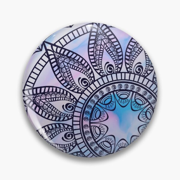 Item preview, Sky Pink Circle mandala. Square mandala. Home decoration designed and sold by soniaaseguin.