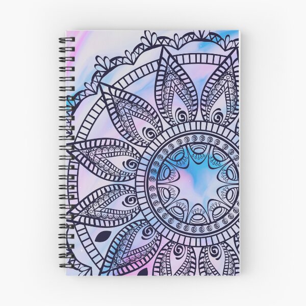 Item preview, Sky Pink Circle mandala. Square mandala. Home decoration designed and sold by soniaaseguin.