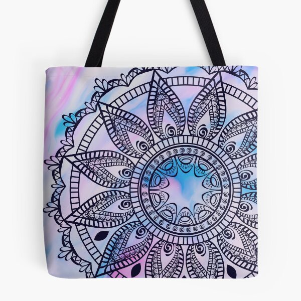 Item preview, Sky Pink Circle mandala. Square mandala. Home decoration designed and sold by soniaaseguin.