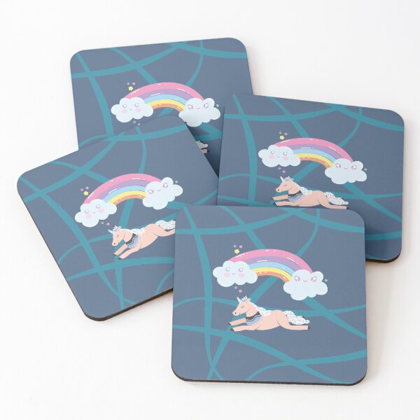 Item preview, Rainbow Unicorn- Blue Edition designed and sold by Megan-Alice.