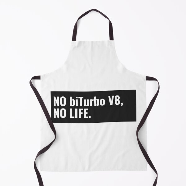 Item preview, Petrol-head t-shirt, biturbo V8 design designed and sold by Teepartial.
