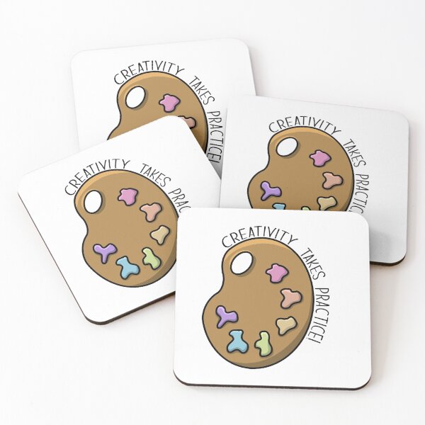 Item preview, Creativity takes practice designed and sold by For Art Sake.