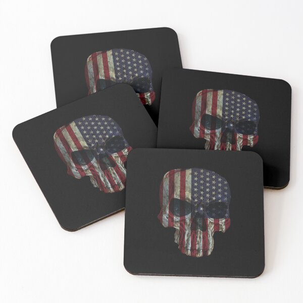 Item preview, AMERICAN FLAG SKULL designed and sold by AlexRinzler.