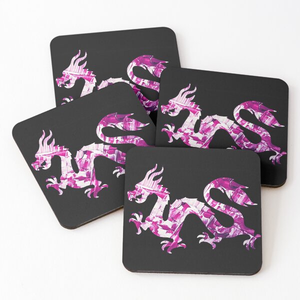 Item preview, Pink Abstract Painting Dragon designed and sold by RedSparkles Designs.
