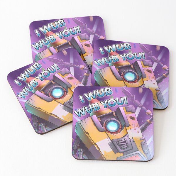 Item preview, I Wub Wub You! - DJ Claptrap Valentine's Day Card designed and sold by CharleyFox.