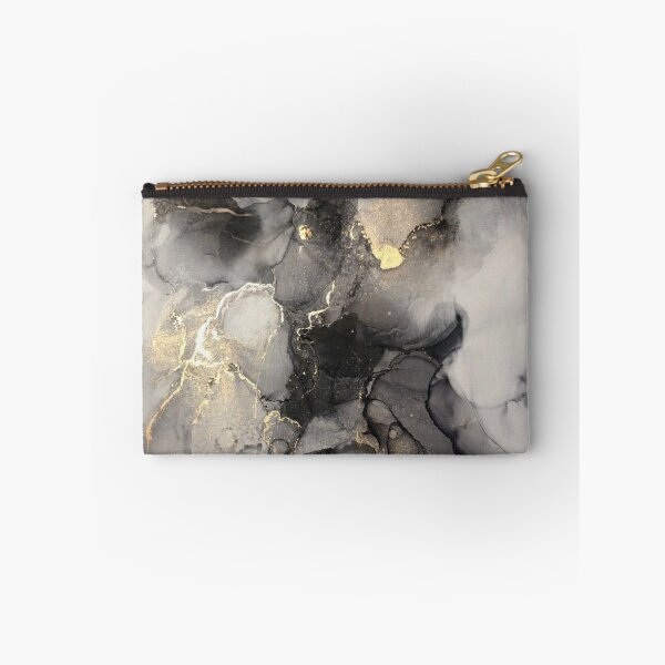 Item preview, Black, gray and white smoke marble print designed and sold by HadeeeeL.