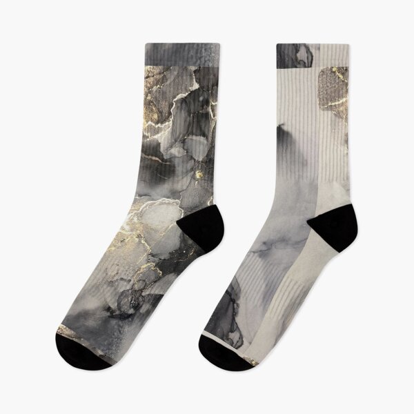 Item preview, Black, gray and white smoke marble print designed and sold by HadeeeeL.