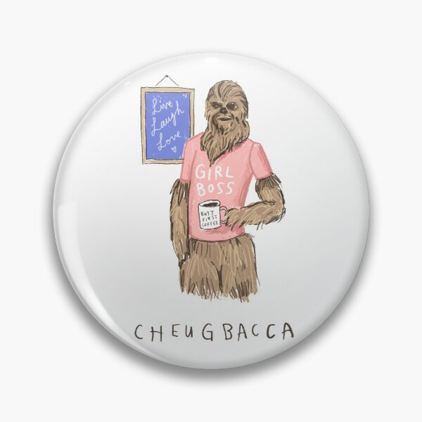 Artikelvorschau, Cheugbacca - Cheugy Wookie Illustration entworfen und verkauft von Heather Buchanan.