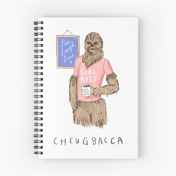 Aperçu de l'œuvre Cheugbacca - Cheugy Wookie Illustration créée et vendue par Heather Buchanan.