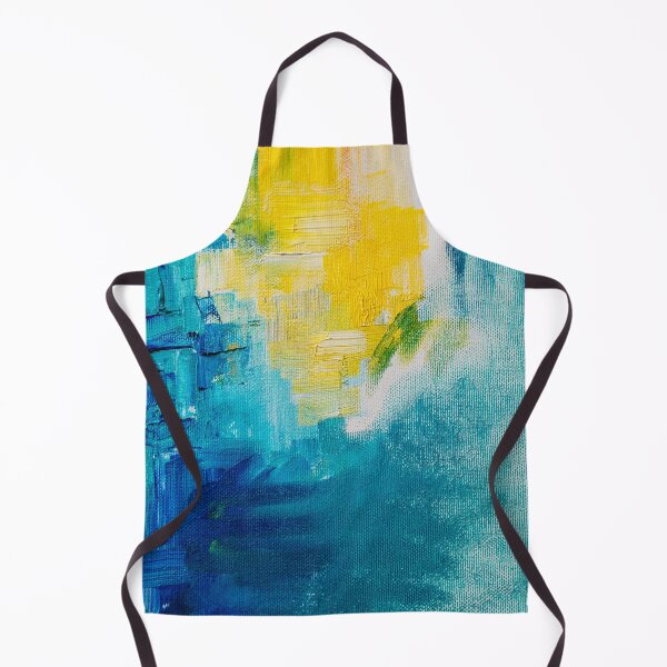 Item preview, Abstract geometric blue and yellow designed and sold by Moon-Light-Art.