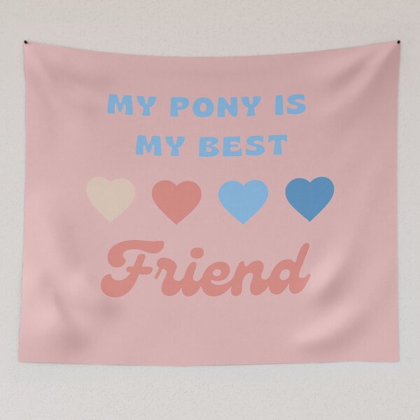 Item preview, My pony is my best friend designed and sold by Real Equestrian.