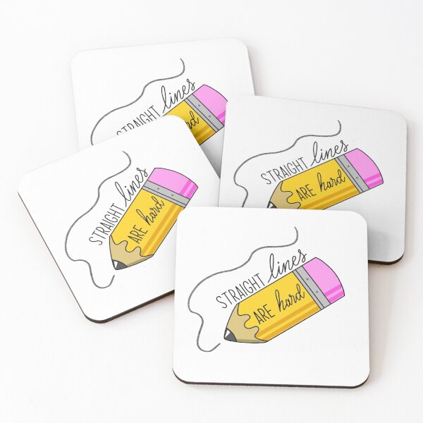 Item preview, Straight Lines Are Hard designed and sold by For Art Sake.