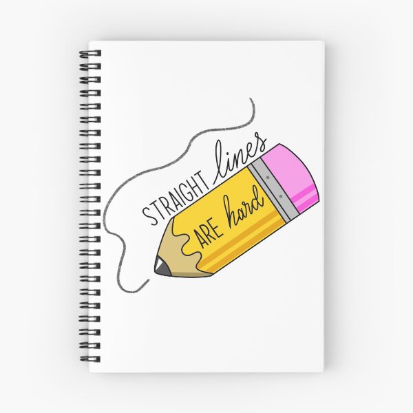 Item preview, Straight Lines Are Hard designed and sold by For Art Sake.