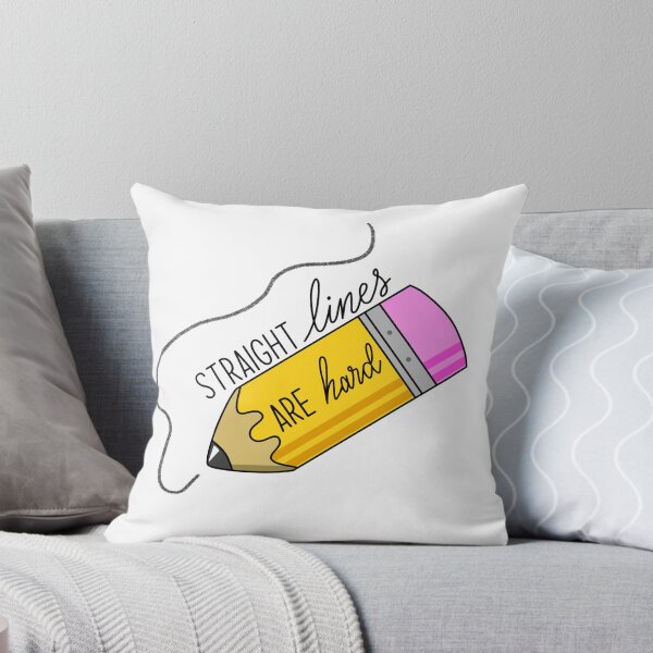 Item preview, Straight Lines Are Hard designed and sold by For Art Sake.