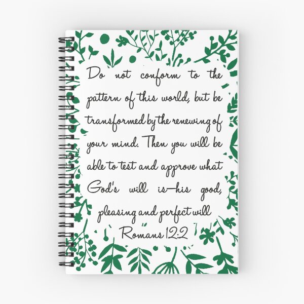 Item preview, Romans 12:2 Green designed and sold by ReVivingHoPe.