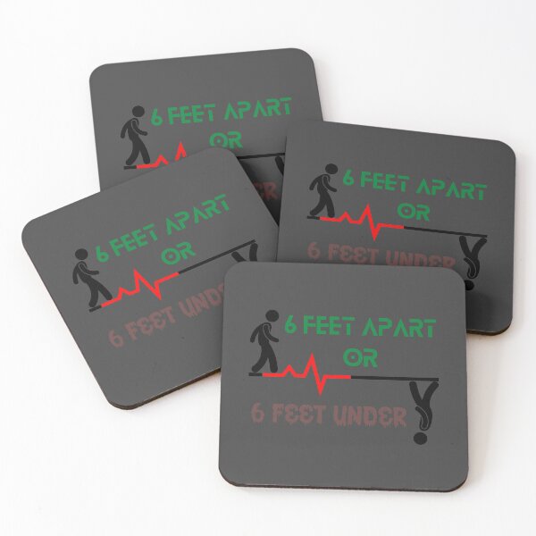 Item preview, Six Feet Apart or Else !!! designed and sold by JrocketDesigns.