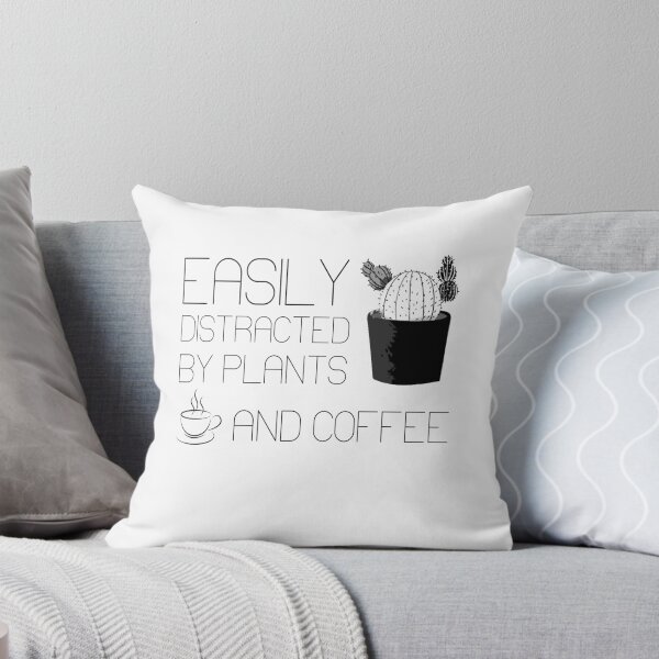 Item preview, Easily Distracted By Plants and Coffee designed and sold by alfa-rouk.