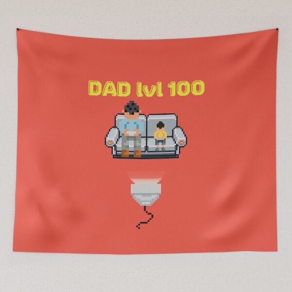Item preview, Gamer Dad Level 100 (version 2) designed and sold by TCompton4.