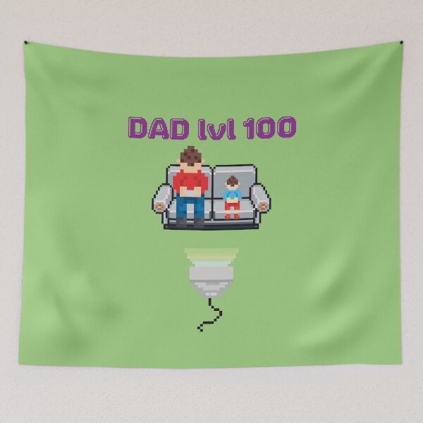 Item preview, Gamer Dad Level 100 (version 3) designed and sold by TCompton4.