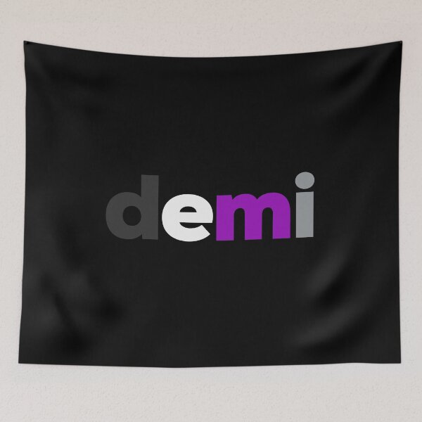 Item preview, Demi. Demisexual Pride designed and sold by Subtle Pride Shop.