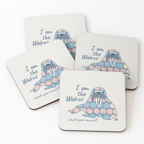 Item preview, Walrus - What's Your Excuse designed and sold by poprockstarfish.
