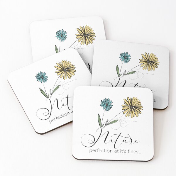 Item preview, nature perfection at it's finest - beautiful flower with slogan - nature lovers designed and sold by cruzzcreation.