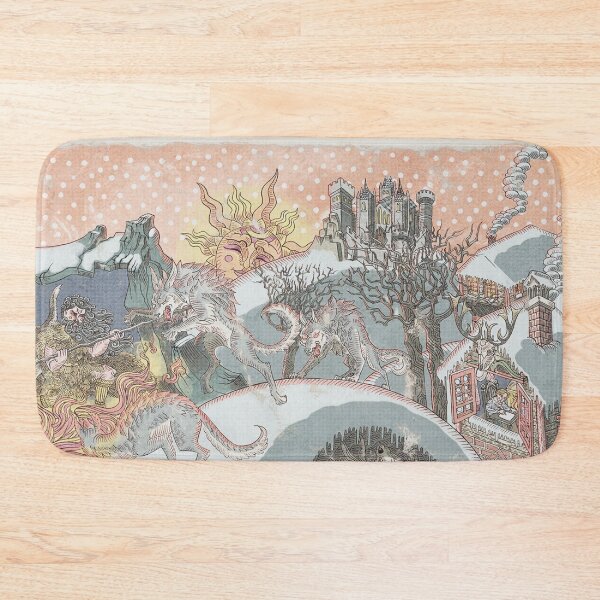 Item preview, Fire Emblem Red Wolf Moon Mural designed and sold by ChannexMogar.