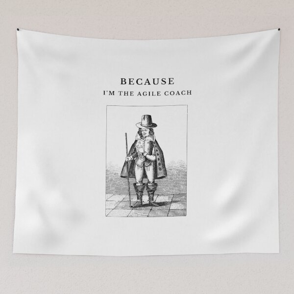 Item preview, Agile Coach designed and sold by nerd-for-agile.