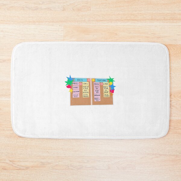 Item preview, Ben and Paxton pros and cons designed and sold by erinsdrawings.