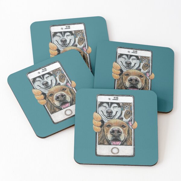 Item preview, Selfie Dogs designed and sold by GardenPartyArt.