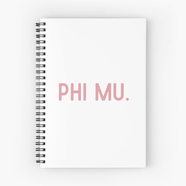Item preview, Phi Mu - Sorority Fraternity Greek Life Rush Panhellenic Light Pink Simple Minimalist Modern designed and sold by gavelacademy.