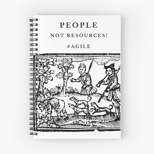 Item preview, People not resources! #agile designed and sold by nerd-for-agile.
