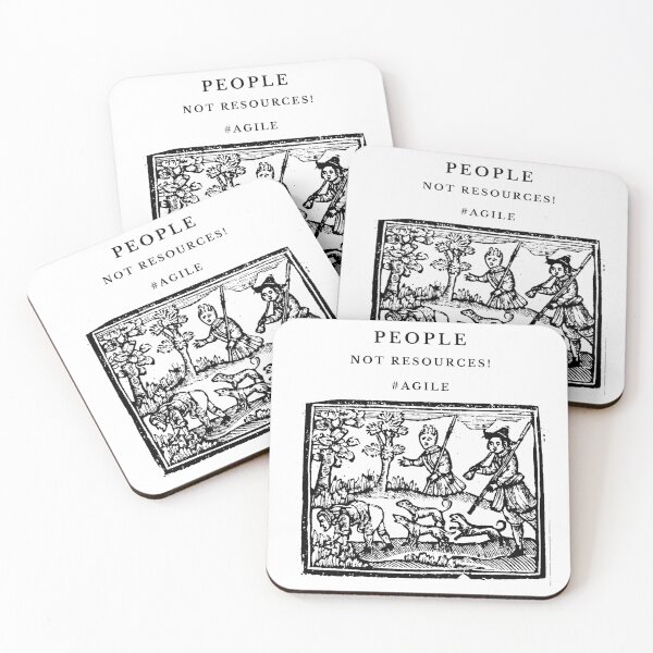 Item preview, People not resources! #agile designed and sold by nerd-for-agile.