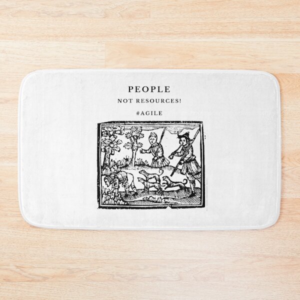 Item preview, People not resources! #agile designed and sold by nerd-for-agile.