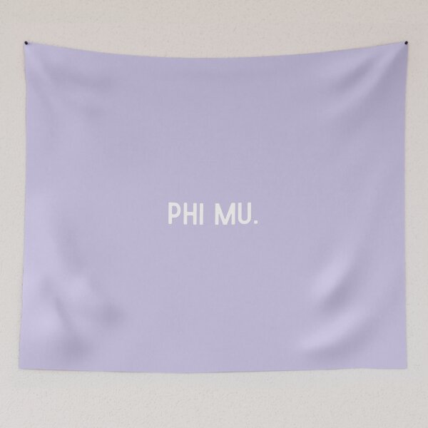 Item preview, Phi Mu - Sorority Fraternity Greek Life Rush Panhellenic Lavender Purple Simple Minimalist Modern designed and sold by gavelacademy.