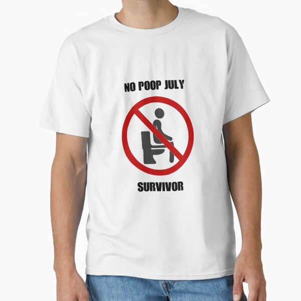 Item preview, No Poop July Survivor designed and sold by KnightsStore.