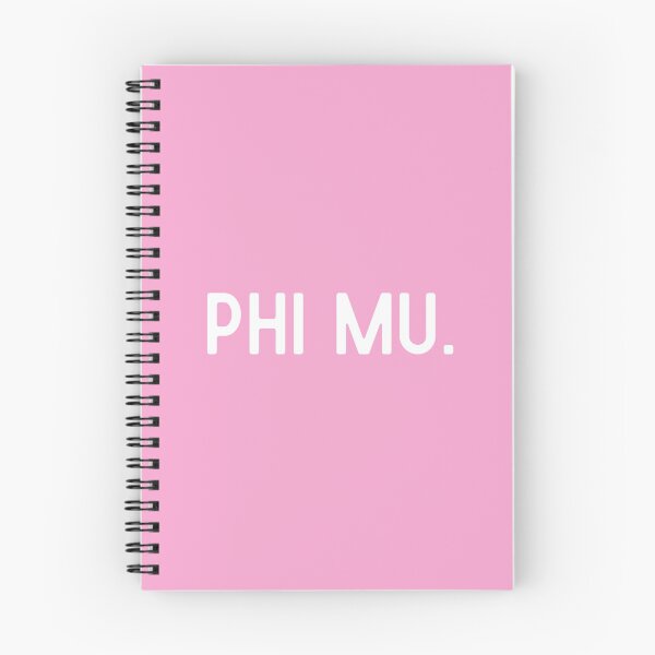Item preview, Phi Mu - Sorority Fraternity Greek Life Rush Panhellenic All Pink Simple Minimalist Modern designed and sold by gavelacademy.