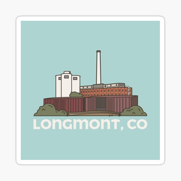 Old Sugar Mill Longmont (Solid) Sticker
