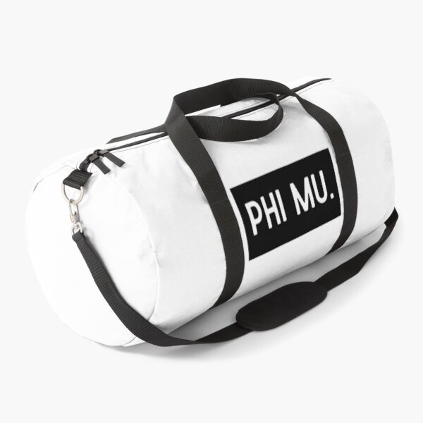 Item preview, Phi Mu - Sorority Fraternity Greek Life Rush Panhellenic Black White Simple Minimalist Modern designed and sold by gavelacademy.